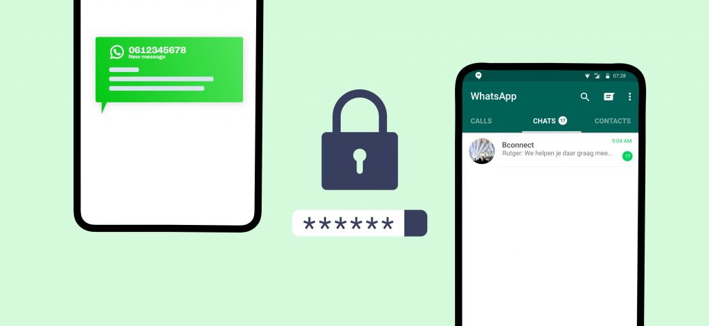 Veilige communicatie met WhatsApp Business | Bconnect Live Chat