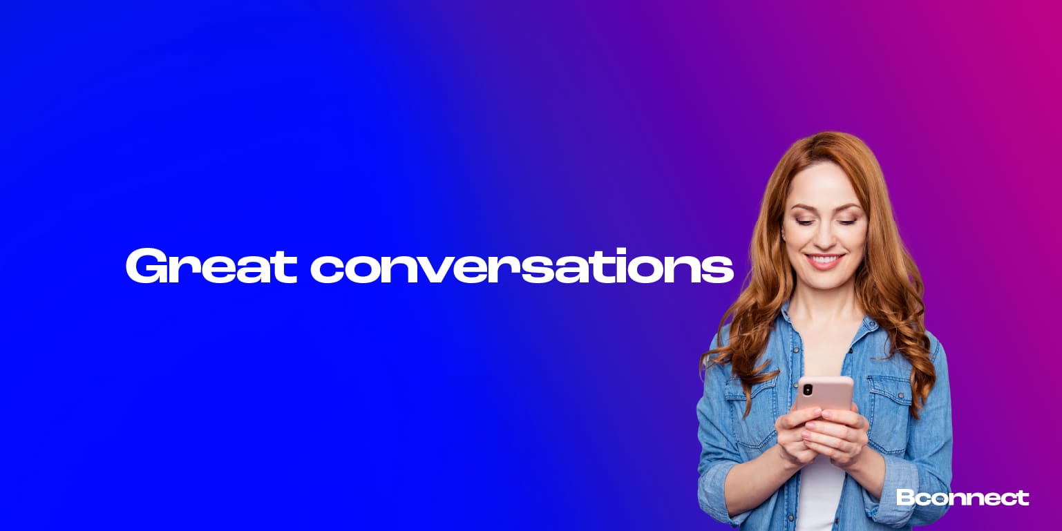 Bconnect Live Chat | Great Conversations Header