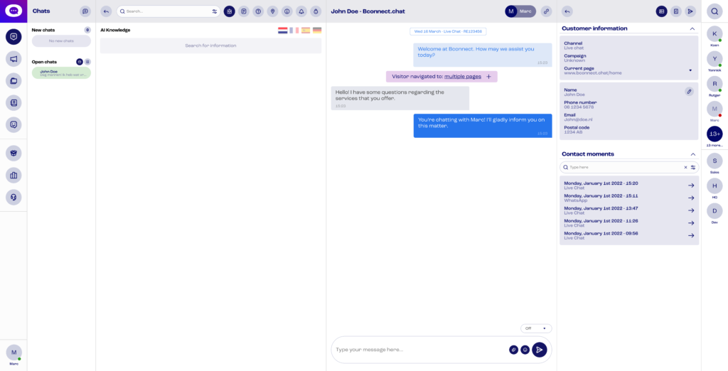 Chat Interface | Bconnect